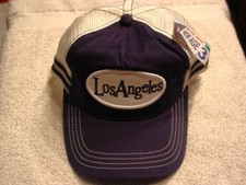 LOS ANGELES BASEBALL CAP  MESH BACK  DARK BLUE