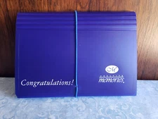 NEW Creative Memories Photo Storage Holder Blue Accordion Organizer 7.5” x 5.5”