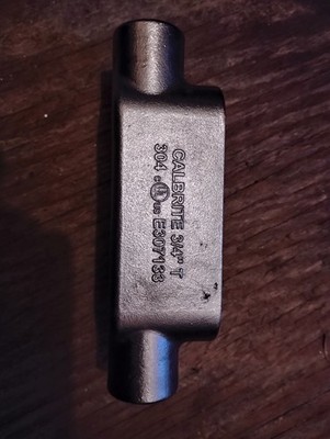 Calbrite 3/4 T 304 Stainless Steel Conduit Body