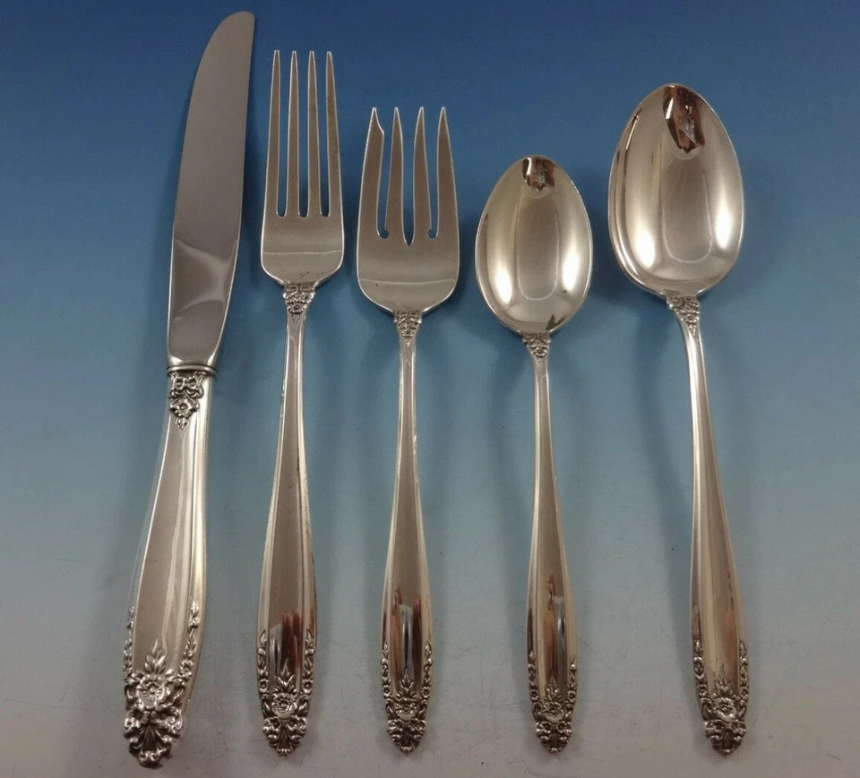 juego completo para 12 de preludio 92,5% plata de ley internacional. Foto 3 de 4