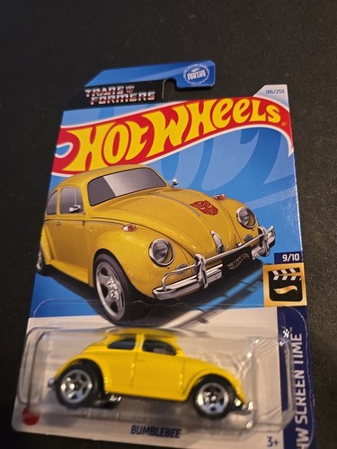 Hot Wheels Basic Cars #186 BUMBLEBEE HW Screen Time Transformers Mattel 2024 New - Picture 3 of 5