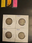 Barber Quarter Lot 7 Coins 1898 1899 1900 1904 1907 Silver 25C G-VG Album Filler