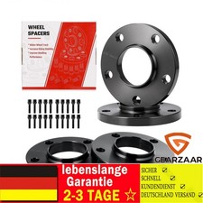 Spurverbreiterung Geeignet für BMW E90 E93 5x120 +20x Radschrauben Schwarz Alu