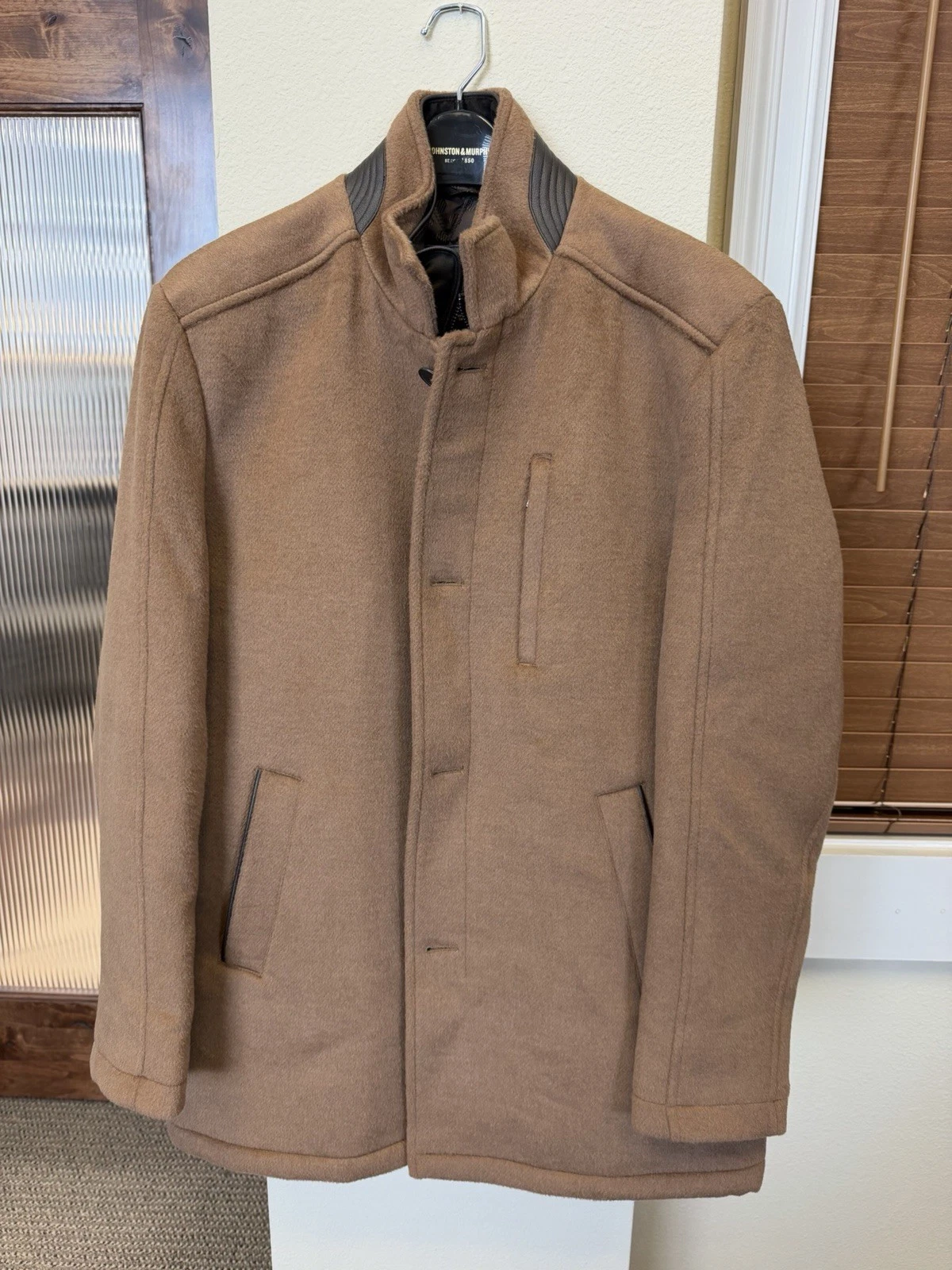 Johnston & Murphy Upton Car Coat – Men’s Medium (Whiskey) – New with Tags image 2