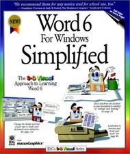 Word 6 for Windows Simplified Paperback Maran, Ruth Maran Graphic
