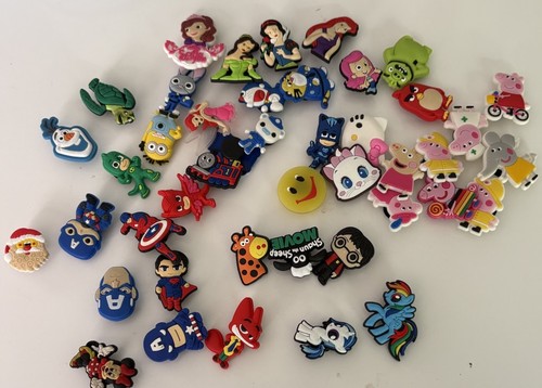 Set Of 44 Jibitz For Crocs Hello Kitty, Peppa Pig, My Little Pony & More