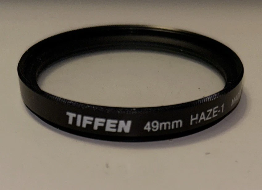 Tiffen 49mm Haze-1 Lens Filter Made in USA - Excellent - Image 2 of 4