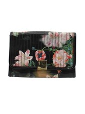 Ted Baker Women's Purse Black Floral 100% Leather