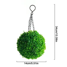 Artificial Plant Topiary Ball Decorative Solar LED Lights for Garden Party Outdo