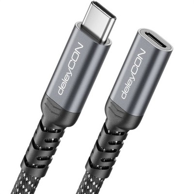 2m USB-C Ladekabel Verlängerungskabel Verlängerung 100W 20Gbit/s PD 3.1 4K@60Hz
