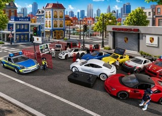 🚔PLAYMOBIL CARS🚘 Racing Porsche XXL colección de coches Ferrari accesorios 8 VEHÍCULOS