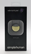 SimpleHuman Odorsorb Pod Starter Pack 1 Holder + 2 Pods Odor Neutralizer Sealed