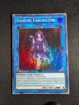 Yugioh - Vampire Fascinator BACH-EN048 1st Edition Super Rare NM