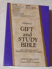 Gift And Study Bible: New American Bible For Catholics  New Testament In Box 