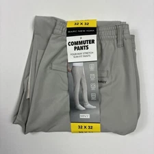 Marc NY Men’s Commuter Pant - Slim Fit, Stretch, Water-Resistant, Casual Wear