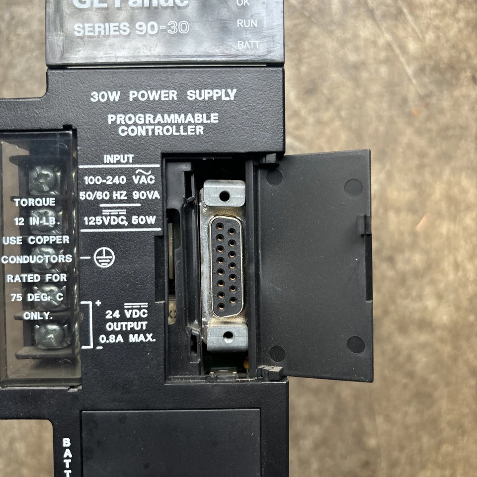 GE Fanuc IC693PWR321R Series 90-30. 120/240VAC Hi-Cap 30W power supply - Image 3 of 4