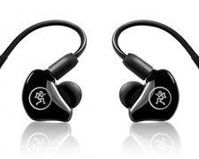 Mackie MP-220 Dual Dynamic Driver Professional In-Ear Monitors Molded Carry Case