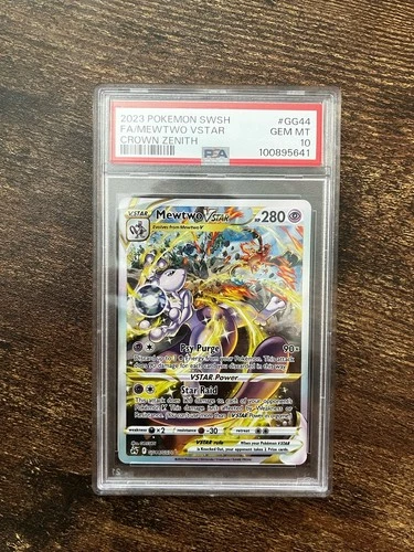 Mewtwo VSTAR GG44/GG70 Crown Zenith PSA 10 Gem Mint