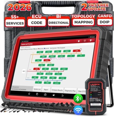 2026 LAUNCH X431 PRO3S+ V5.0 Bidirectional Scan Tool Topology Map Scan HD Trucks