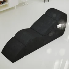 Yoga Recliner Yoga Sofa Chaise Lounge Curved Divan Bed Yoga Chair Relieve Stress