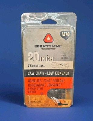 1 20 Inch M78 .050 Low Kickback Chainsaw Chain Max Poulan Husqvarna Rusty New