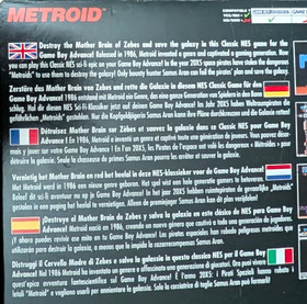 RAR - TOP - Metroid Nes Classic Edition - Nintendo Game Boy Advance