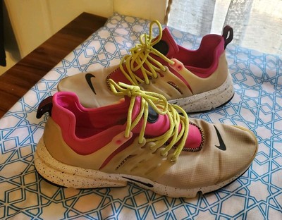 Rare Nike Air Presto Shoes Women's Size 8 Sneakers Mushroom ~ Pink 917694-200 F