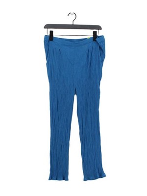 Adini Damen Hose M blau Viskose mit Nylon Skinny Cropped