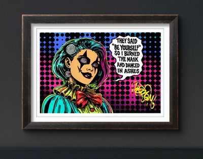 Graffiti Street Art Comic A3 handsigniert authentischer Druck Echtheitszertifikat nummeriert 