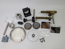 Vintage Laboratory Optical Laser Mount, Magnification Lenses, Brass Mirrors Etc