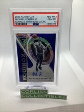 2020-21 Panini Flux Michael Porter JR  Equinox Auto FOTL Blue Scope #3/5 🔥💎📈