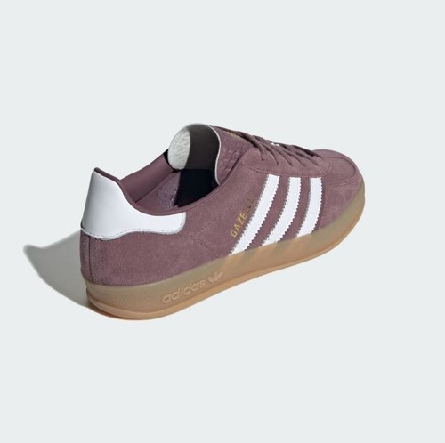 W Adidas Gazelle Indoor Shadow Fig / Cloud White / Gum IH5483 Women - Picture 5 of 6