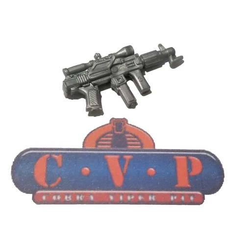 GI Joe Figure Accessory 2008 Cobra Commander V38 ( FredV II)     Sub Machine Gun