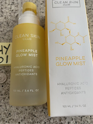 Clean Skin Club PINEAPPLE GLOW MIST 3.4oz/ 100mL FULL SZ; Fine Mist Spray RET$38