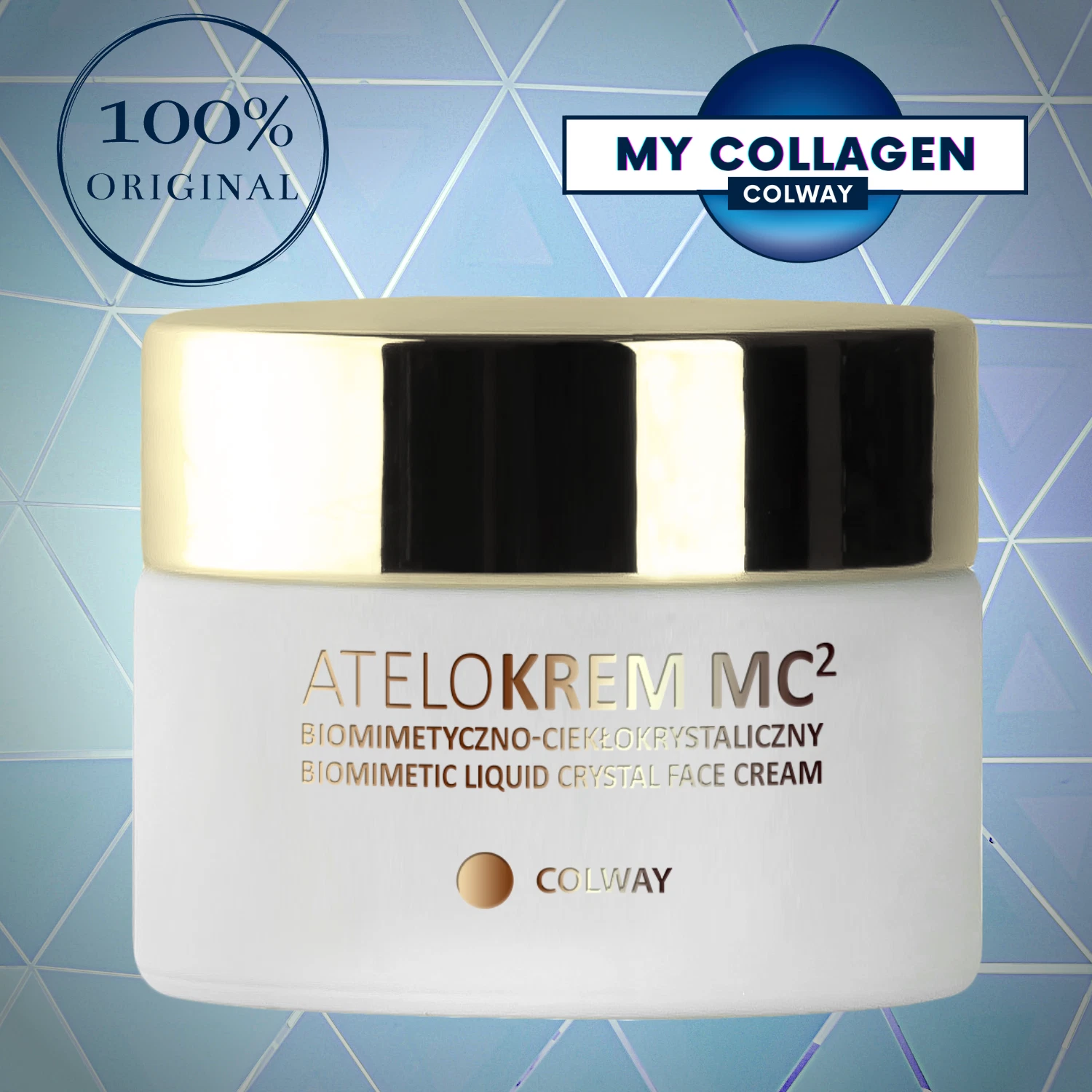 AteloCream MC2 Anti-ageing Face cream 50 ml Natural Collagen - COLWAY