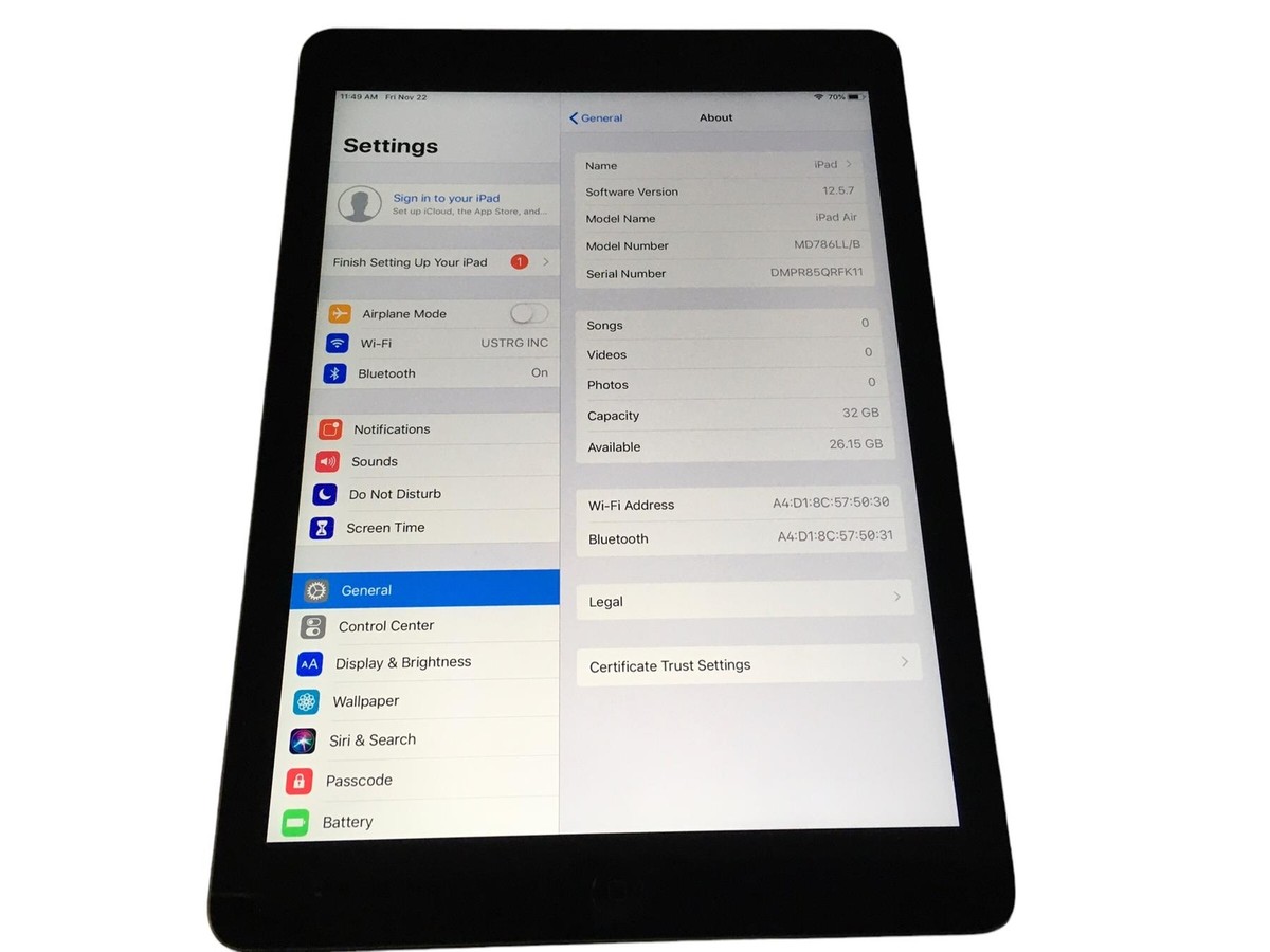 MrData 【新品未開封】iPad Air (M2) 128GB Apple iPad Air 11 (M2) 128GB Unlocked Excellent Condition