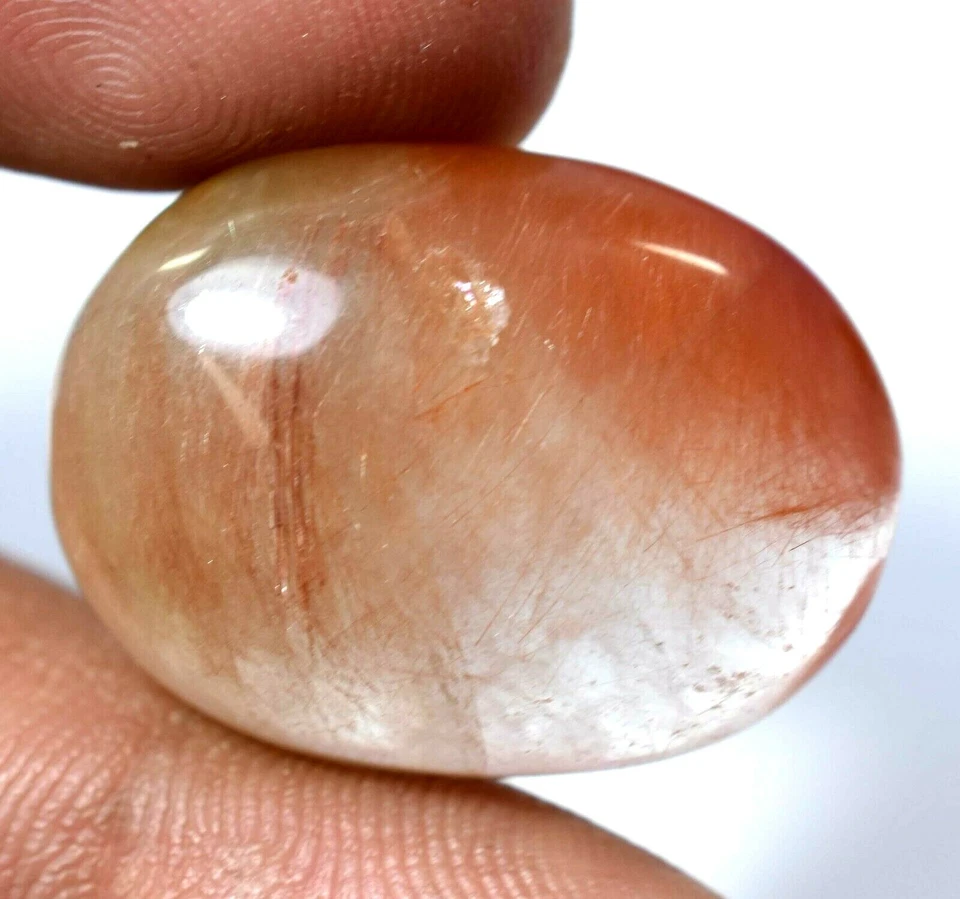 42.00 Ct Natural Rutilated Crystal Inside Brown Hair Top Quality Gemstone - Image 2 of 4