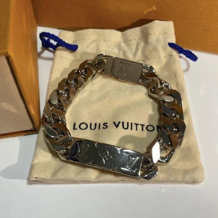 Louis Vuitton, Accessories, Louis Vuitton Mens Leather Bracelet