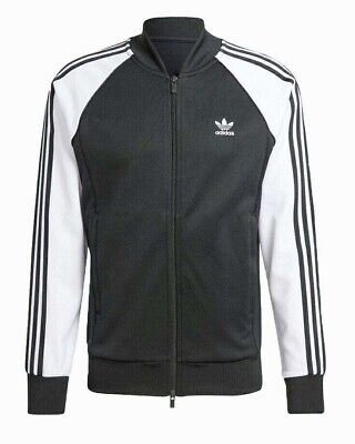 adidas Originals Classic SST Top White Logo Black Retro adidas Originals Classic SST Top White Logo Black Retro