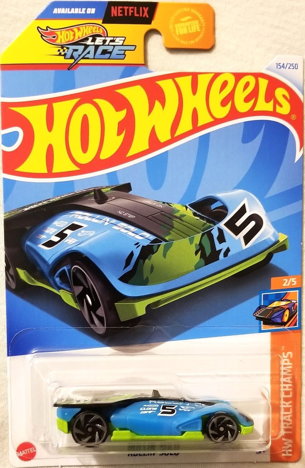 Hot Wheels - 2024 HW Track Champs 2/5 Rollin' Solo 154/250 (BBHTD93)