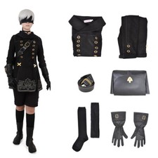 Unisex No.9 Type S Cosplay Costume with Bag Gloves Eyepatch for Men Halloween