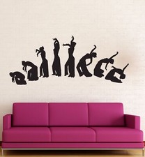 Vinyl Wall Decal Belly Dance Dancing Girl Woman Stickers Mural 143ig 