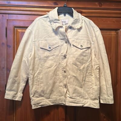 BB Dakota by Steve Madden denim jacket natural small NWT