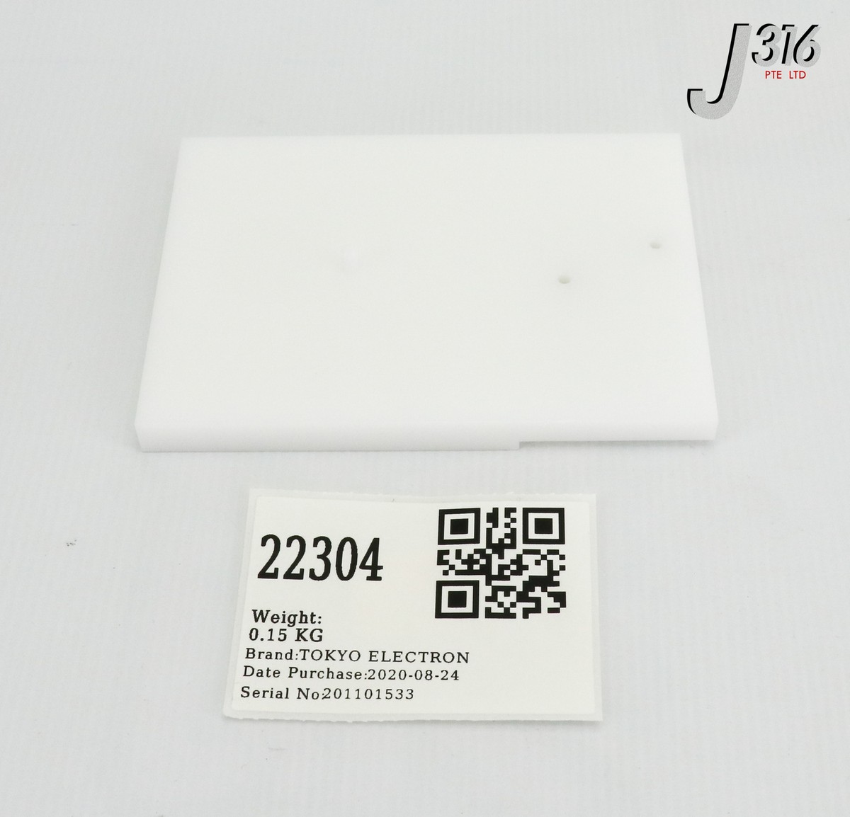 オーダー用 22304 TOKYO ELECTRON EBR POSTION SETUP BASE (NEW) CT1910-446301-11