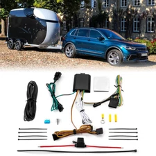 For Volkswagen Tiguan 2018-2024 , 4 Pin Trailer Tow Hitch Wiring Harness