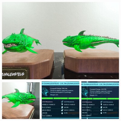 ARK ASCENDED PVE OFFICIAL PAIR BABY DUNK GREEN ID03TOP STATUS  PC/XBOX/PS