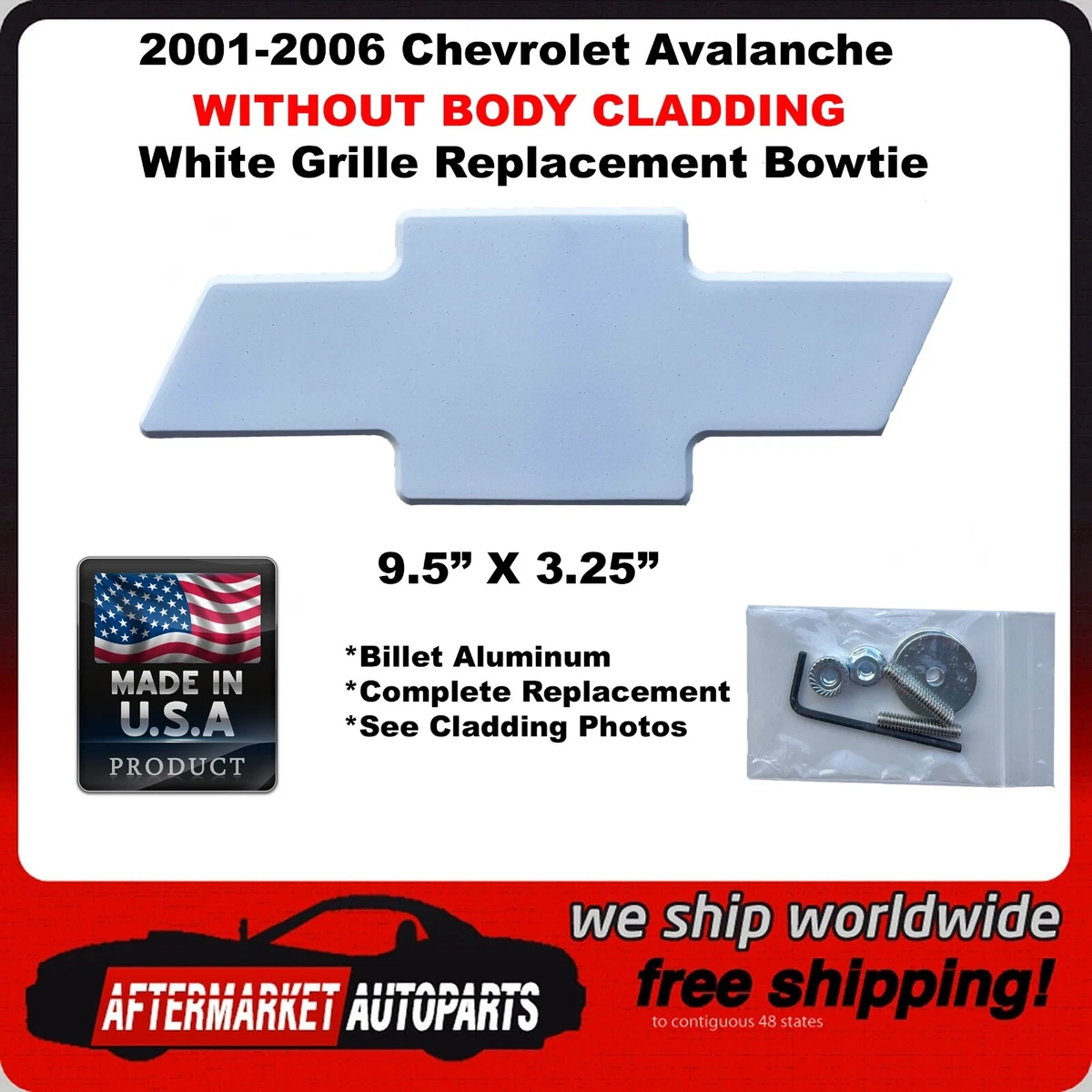 Chevy avalanche 2024 bowtie replacement