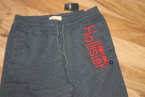 Hollister Hombre Pantalón Chándal Rojo Azul TALLA S NUEVA CON ETIQUETA |  eBay