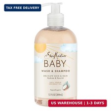 SheaMoisture Baby Wash and Shampoo 100 Virgin Coconut Oil for Baby Skin Cruelty