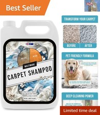 5L Fresh Linen Carpet Cleaner Shampoo - Deep Cleaning & Allergen Reduction 5.00 per litre